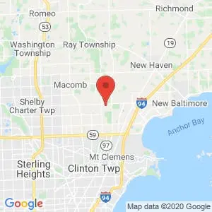 Macomb RV Storage map