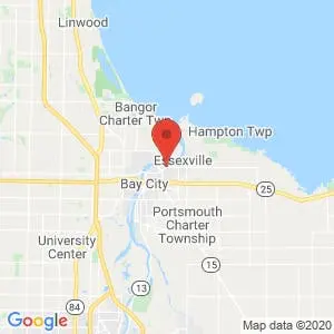 Bay City Boat & RV Storage map