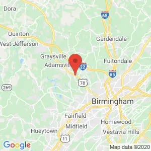 Alabama RV Shop map
