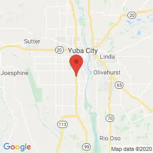 Yuba City 99 Self Storage map