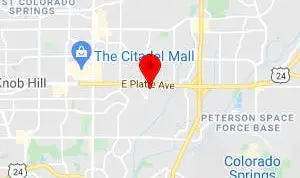 Map for Pikes Peak Traveland