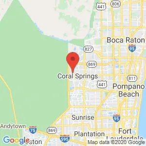 Coral Springs Outside Storage map