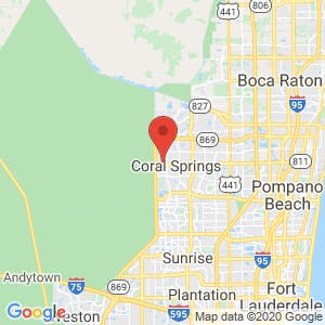 Coral Springs Mini Storage map
