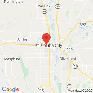 AA Self Storage Yuba City map
