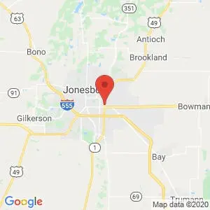 U-Haul Moving & Storage of Jonesboro map