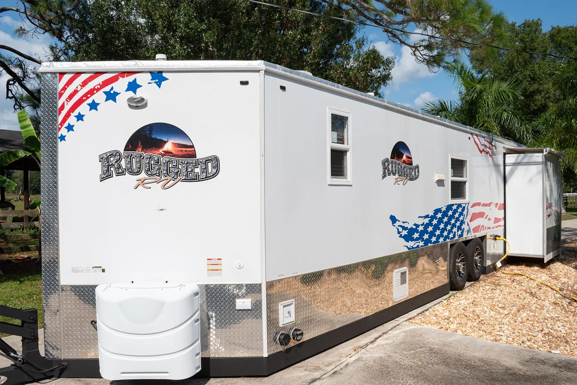 Rugged RV Cabin Trailer