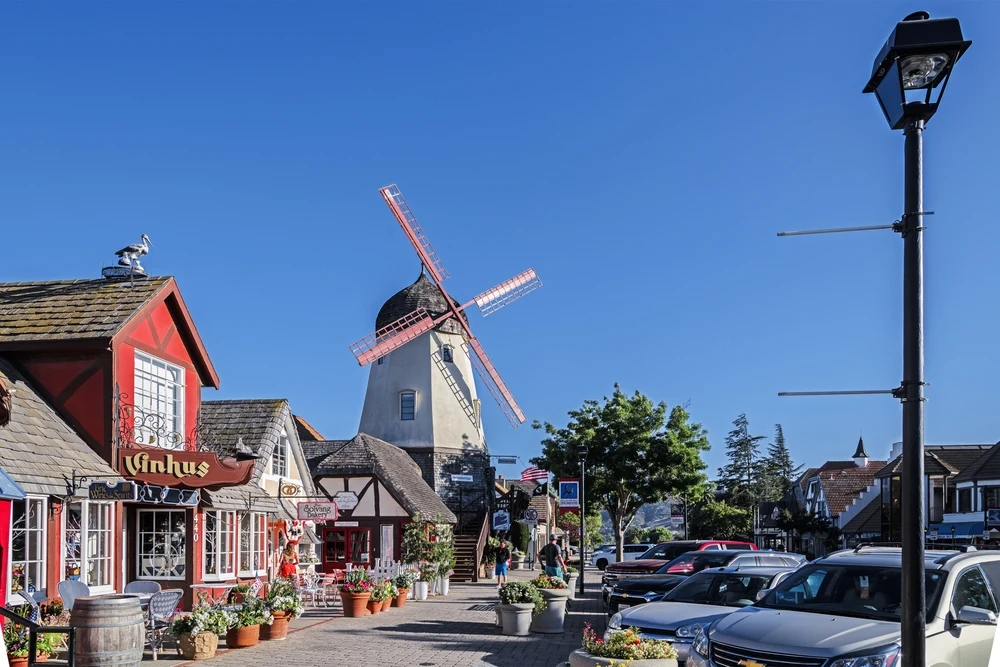 a windmill in Solvang, CA