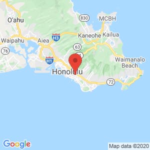 Honolulu Self Storage map