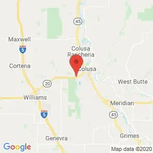 Colusa Self Storage map