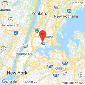 CubeSmart Bronx map