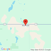 Map for Dale and Martha Hawk Museum and Campground