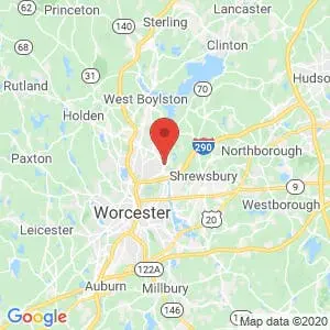 Shrewsbury Self Storage map