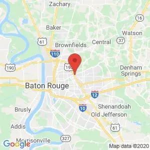 Baton Rouge Mini Storage #1 map