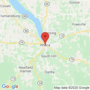 Ithaca map