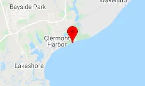 Map for Buccaneer State Park