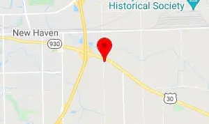 Map for Flying J Travel Plaza No. 304