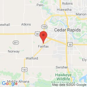 Fairfax Storage map