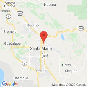 Self Storage of Santa Maria map