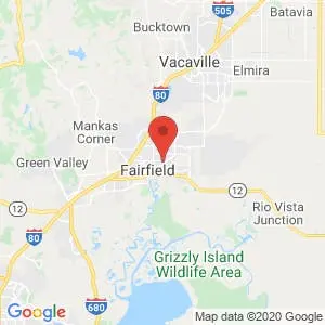 Central Self Storage, Fairfield map