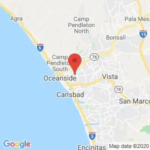 Oceanside RV and Self Storage map