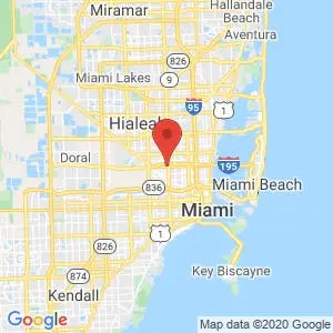 Miami Public Storage map