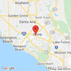 Irvine Self Storage map