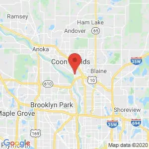 Coon Rapids Storage map