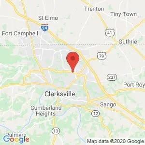 iStorage Clarksville, TN – Pea Ridge Rd. map