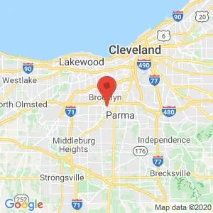 Parma Self-Storage map