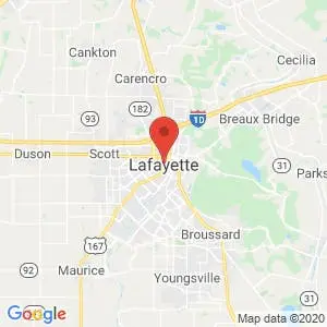 Lafayette map