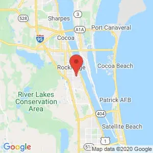 All Brevard Storage map