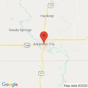 Arkansas City map