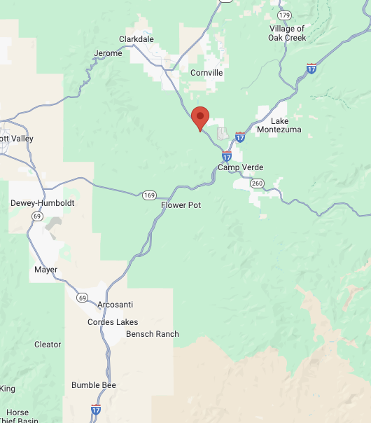 Boulder Creek RV Storage map