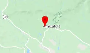 Map for Amicalola Falls State Park