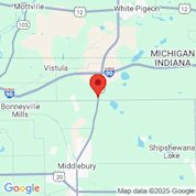 Map for KOA - Elkhart County / Middlebury KOA