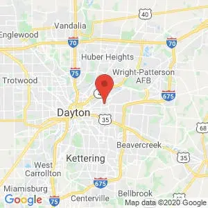 Dayton Parking & Storage map
