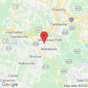 CubeSmart Self Storage of Manassas map