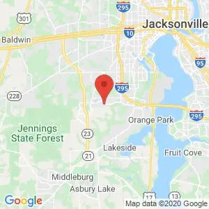 CubeSmart Self Storage of Jacksonville map