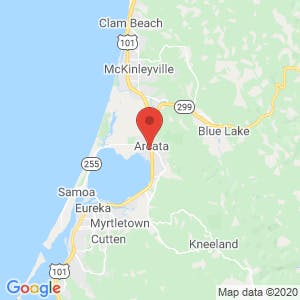 Arcata Bay Self Storage map