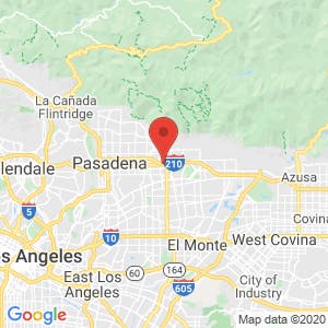 U-Haul Pasadena map