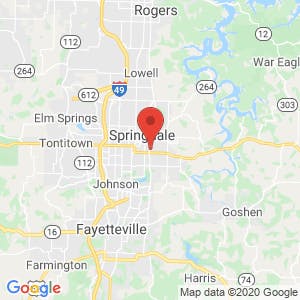 Springdale Self Storage map