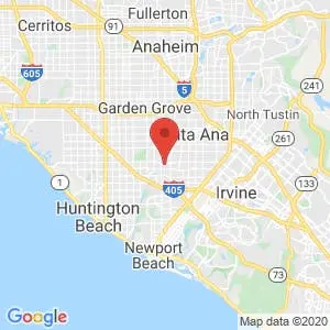 South Coast Self Storage map