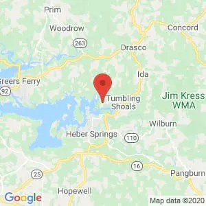 Tumbling Shoals Boat and RV Storage map
