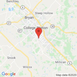 Storage Plus of College Station map
