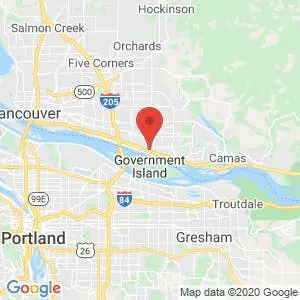 Cascade Park Self Storage map