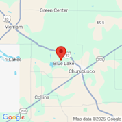 Map for Blue Lake Resort Campground
