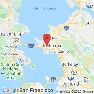 Point Richmond Self Storage map