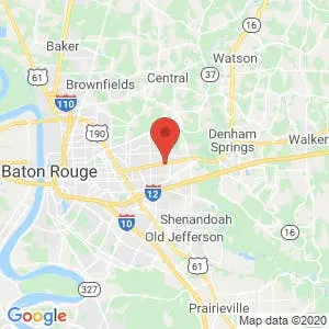 Baton Rouge Self Storage map