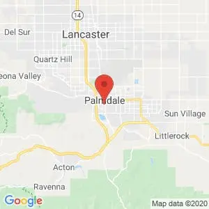 Antelope Valley Van & Storage map