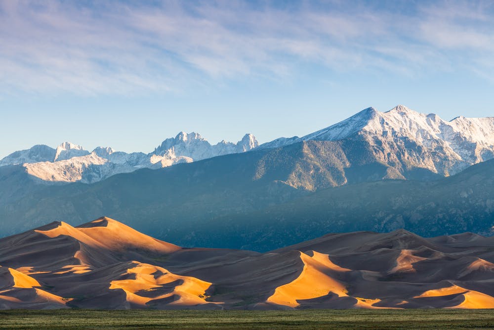 A view of Great Sand Dunes National Park